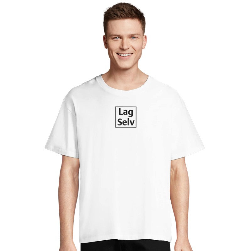 Tilpasset Oversized T-shirt | Design Din Egen Unisex T-shirt med Broderi