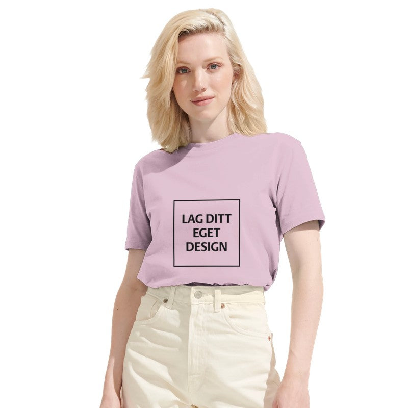 Design Din Egen Økologiske Unisex T-skjorte | T-skjorte Med Eget Trykk
