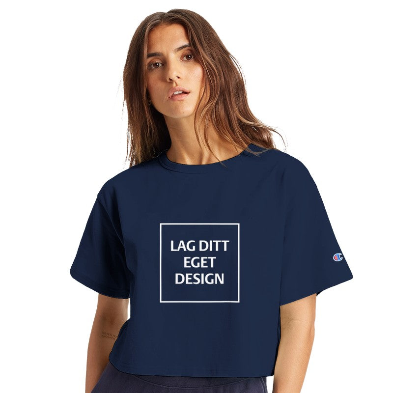 Design din egen cropped t-skjorte med trykk