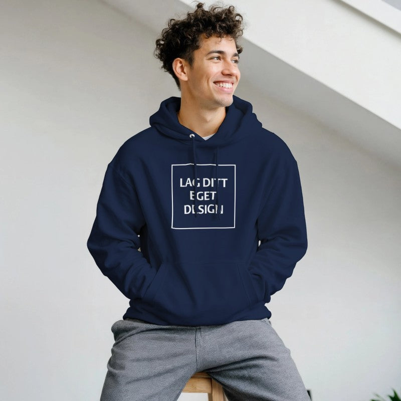 Design Din Egen Personlige Hettegenser med Eget Trykk | Unisex Pullover Hoodie