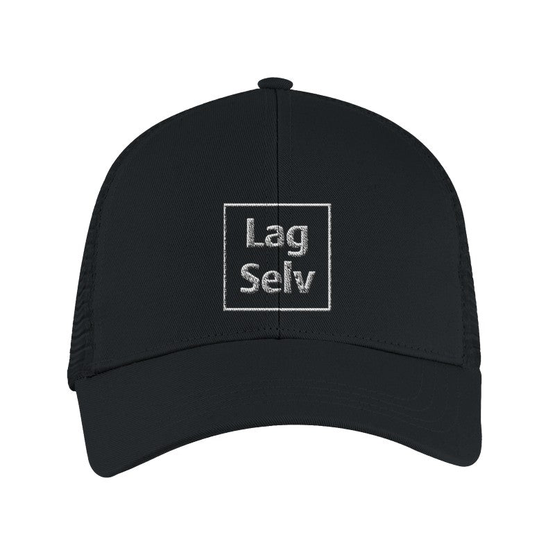 Tilpasningsbar Trucker Hat i Økologisk Bomuld med Broderi | Skab Din Egen Kasket