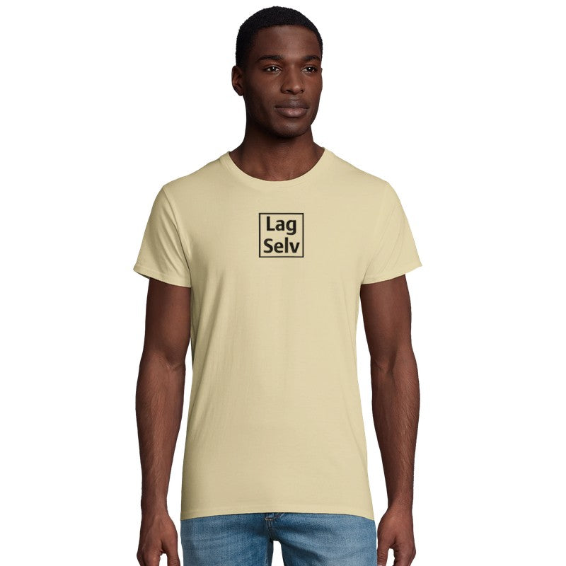 Økologisk T-shirt til Mænd med Eget Broderi | Design Din Egen