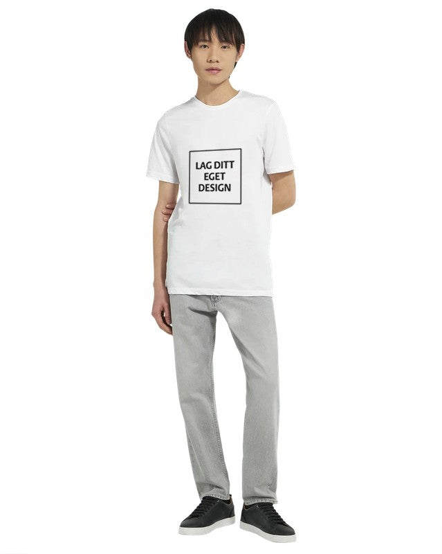 Design din egen Polycotton Unisex T-skjorte med trykk – Personlig stil og komfort