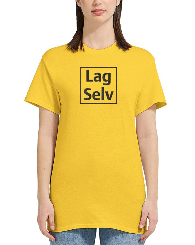 Heavyweight Dame Crewneck T-shirt til Eget Broderi - Design Din Egen
