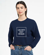 Design din egen Cropped Sweatshirt Dame | Personlig Trøje med Print