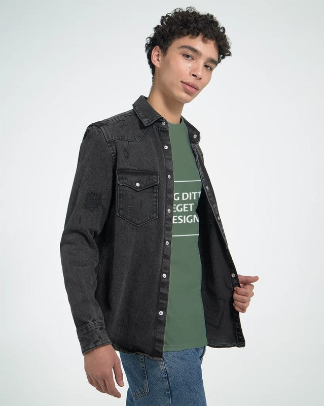 Design din egen T-shirt med tryk | Robust Unisex Crewneck