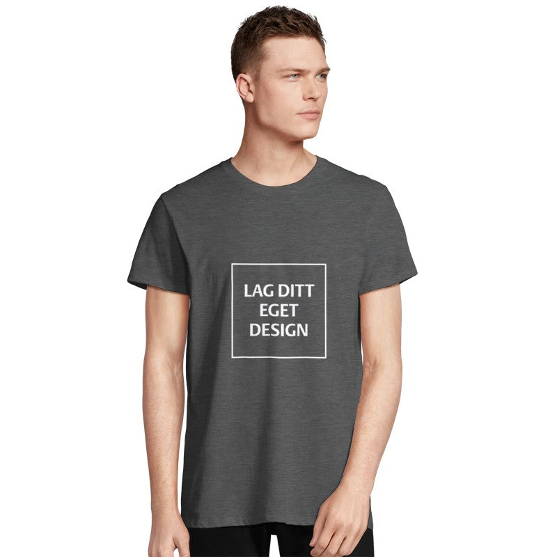 Resirkulert Unisex Crewneck T-skjorte | Design din egen T-skjorte med trykk