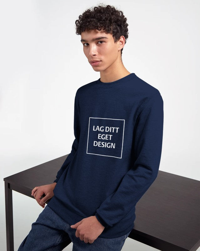 Design din egen premium crewneck sweatshirt med unikt tryk