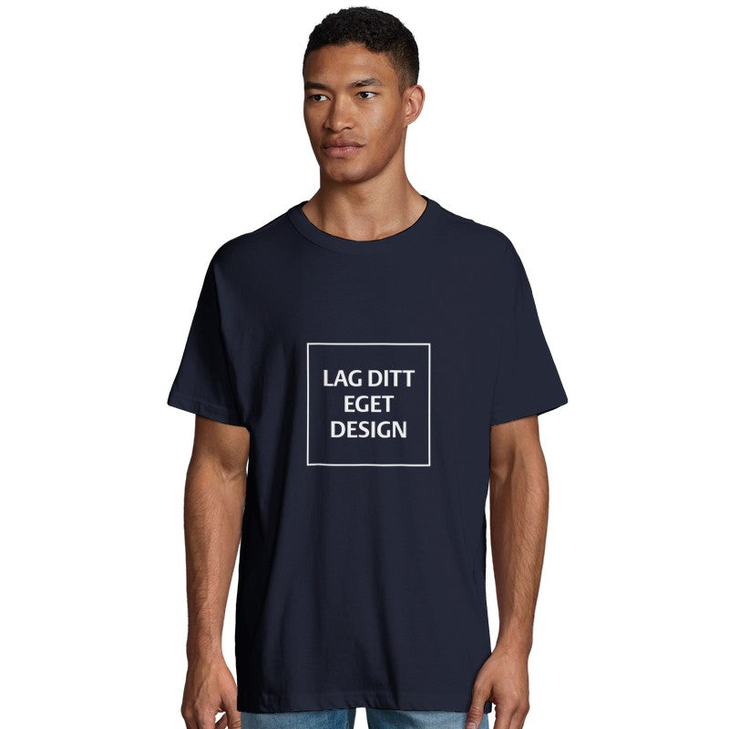 Økologisk Oversized T-shirt til Mænd | Design Din Egen T-shirt med Tryk