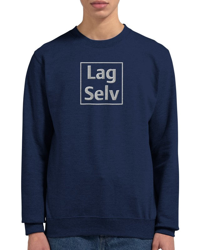 Personlig College sweatshirt med broderi – Design din egen sweatshirt