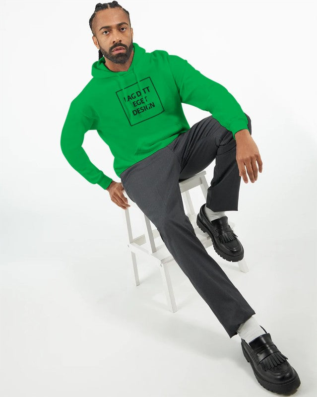 Design Din Egen Personlige Hettegenser med Eget Trykk | Unisex Pullover Hoodie