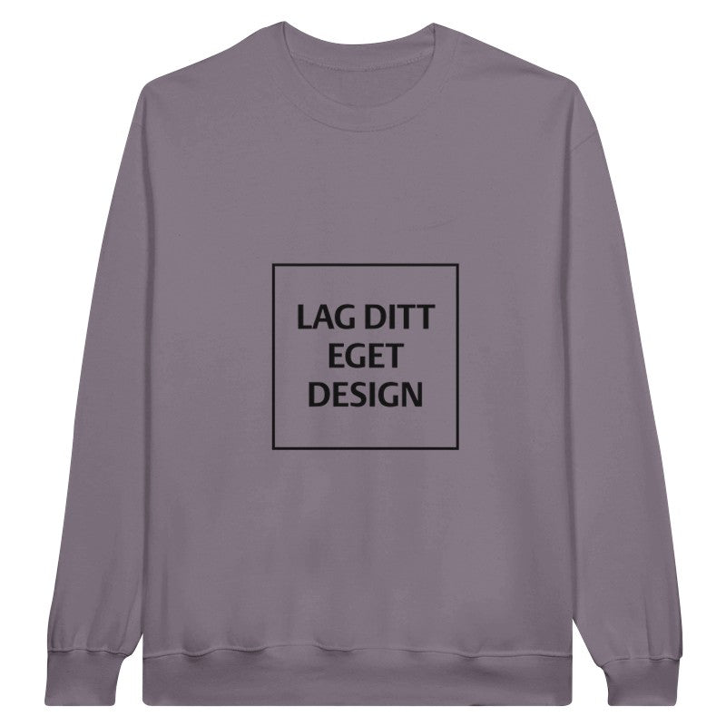 Personlig College Sweater med Eget Tryk | Design Din Logo Sweater