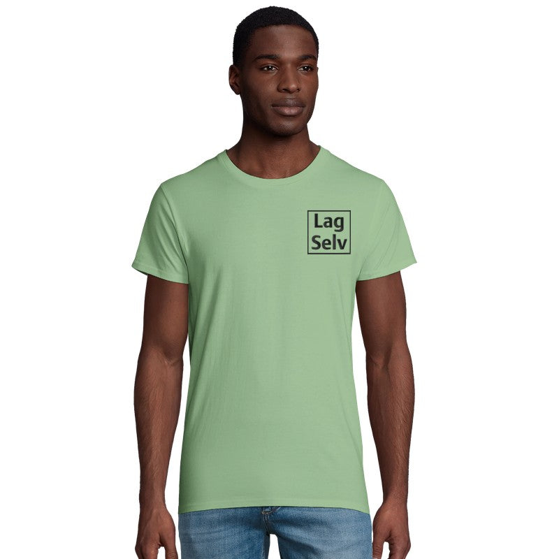 Økologisk T-shirt til Mænd med Eget Broderi | Design Din Egen