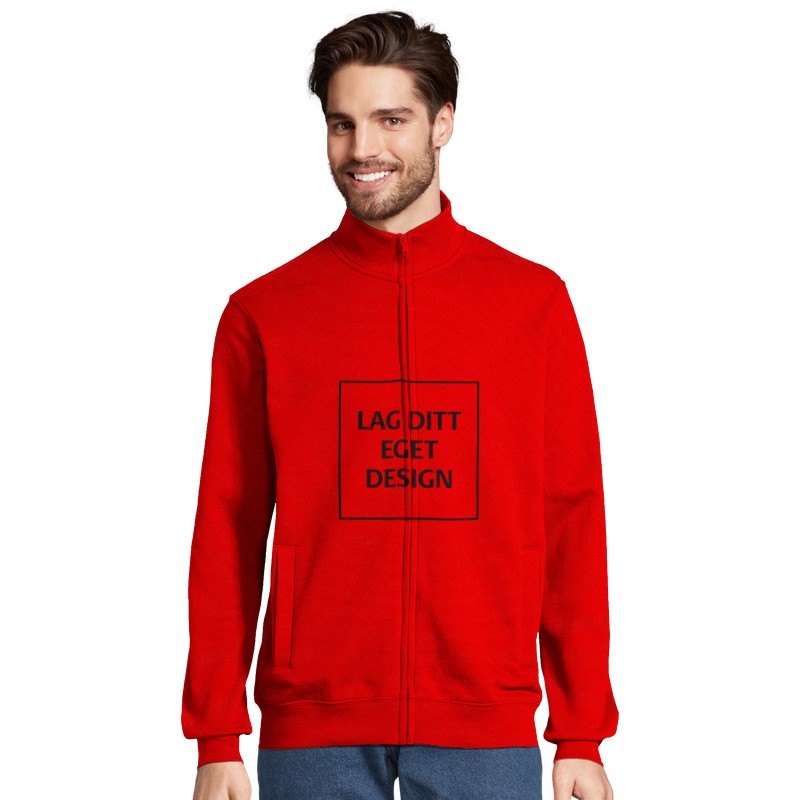 Design Din Egen Genser Med Glidelås | Personlig Trykk På Full-Zip Sweatshirt