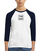 Lav din egen Unisex Raglan T-shirt med 3/4 ærmer | Med Eget Broderi