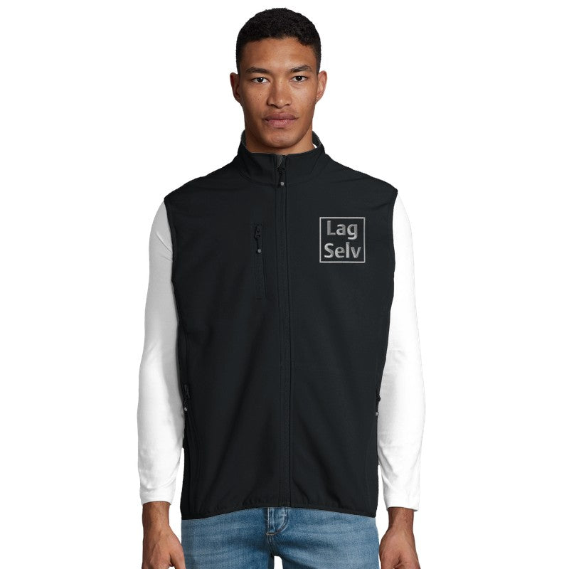 Softshell vest til mænd | Personligt broderi