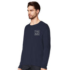 Design din egen økologiske langærmede t-shirt med personligt broderi