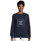 Organisk Unisex Genser med Eget Trykk | Design Din Egen Crewneck Sweatshirt