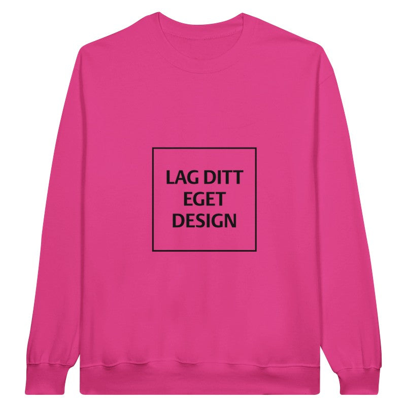 Personlig College Sweater med Eget Tryk | Design Din Logo Sweater