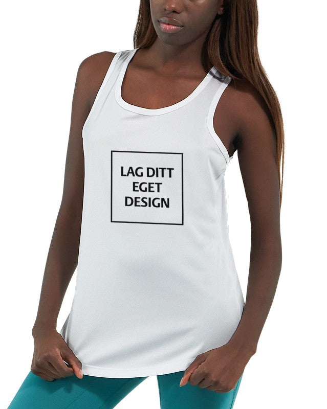 Performance Tanktopp for Dame med Eget Trykk