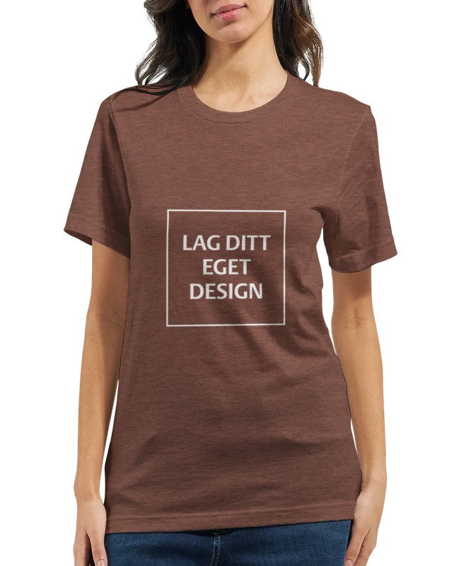 Premium Unisex Crewneck T-skjorte | Design din egen med eget trykk