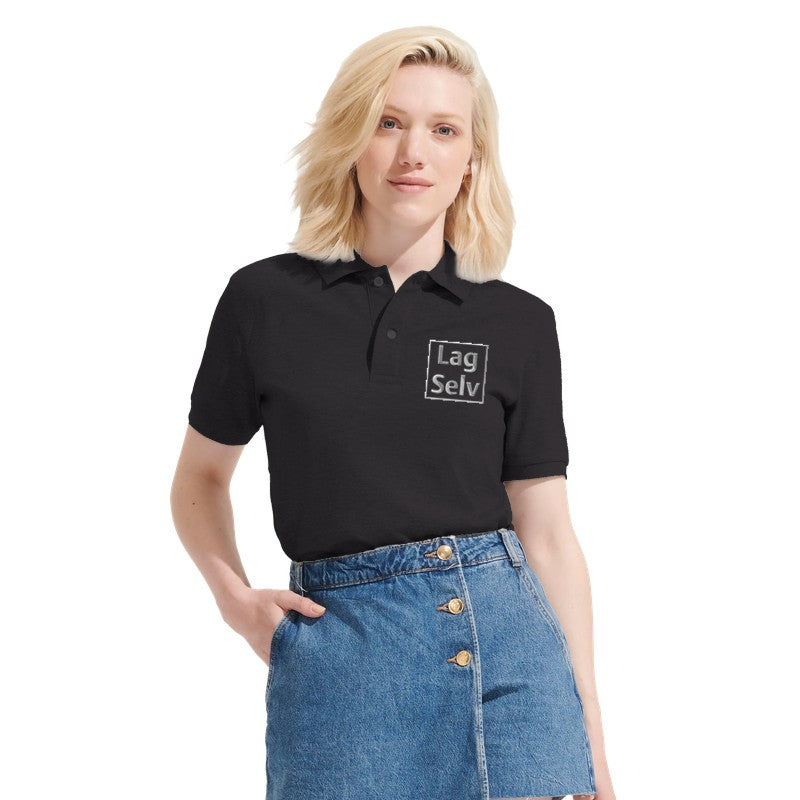 Design din egen økologiske poloskjorte | Unisex med personlig broderi