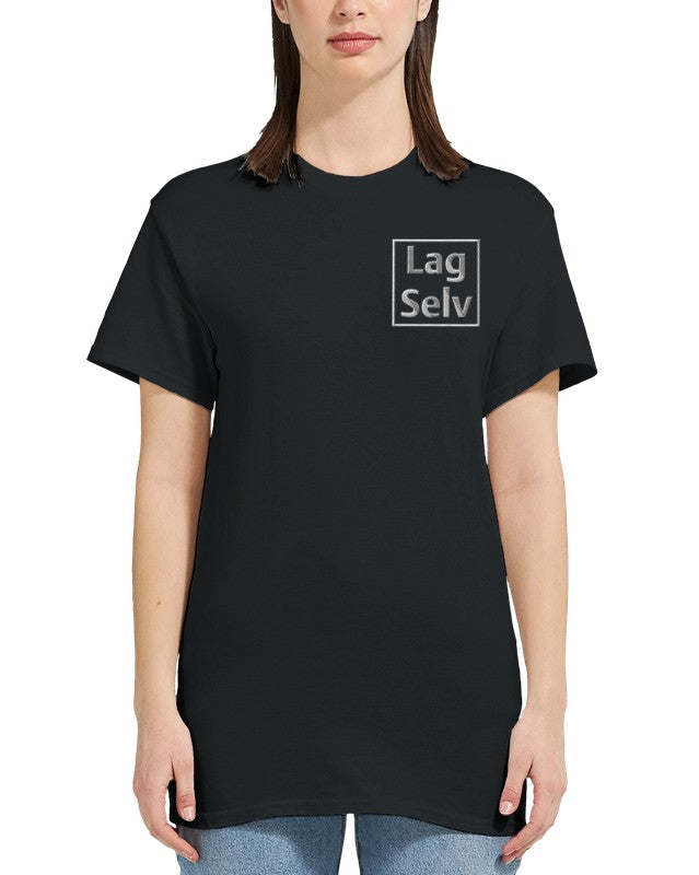 Heavyweight Dame Crewneck T-shirt til Eget Broderi - Design Din Egen