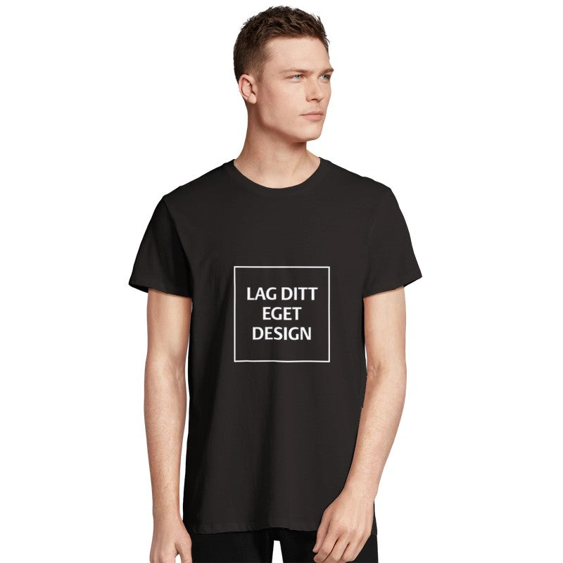Resirkulert Unisex Crewneck T-skjorte | Design din egen T-skjorte med trykk