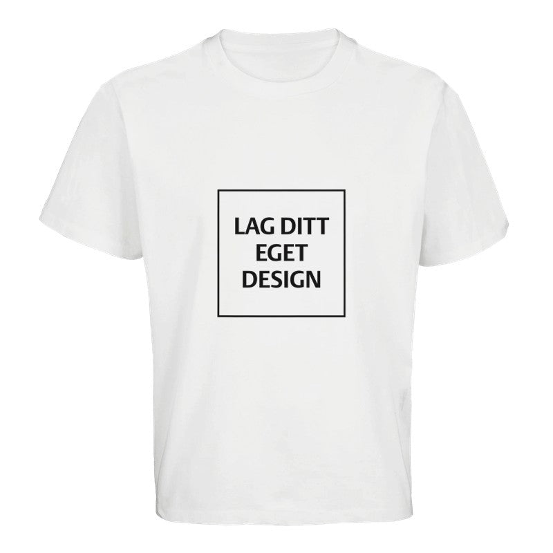 Design Din Egen Oversized T-skjorte | T-skjorte Med Eget Trykk