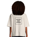 Økologisk oversized T-shirt til kvinder | Design din egen T-shirt med tryk