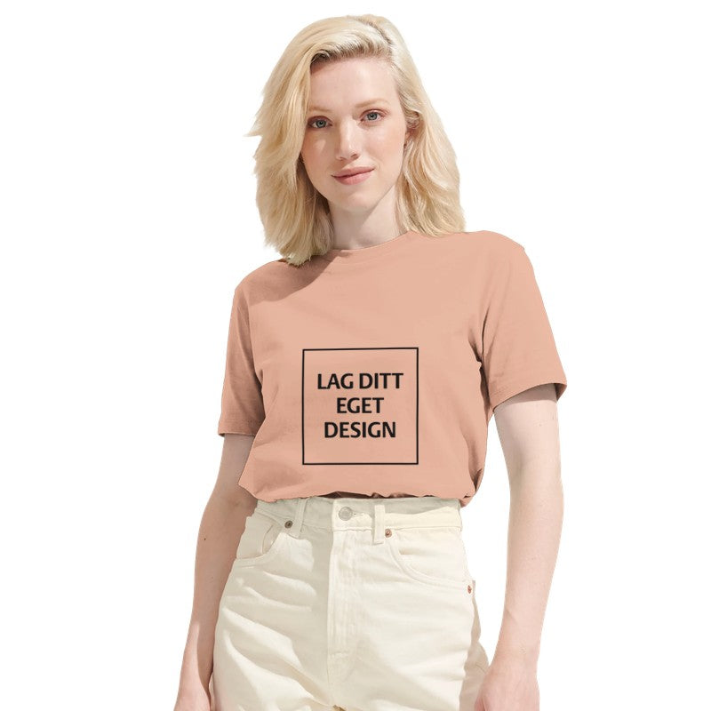 Design Din Egen Økologiske Unisex T-shirt | T-shirt Med Eget Tryk