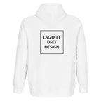 Økologisk Hættetrøje med Eget Tryk | Unisex Hættetrøje med Lynlås