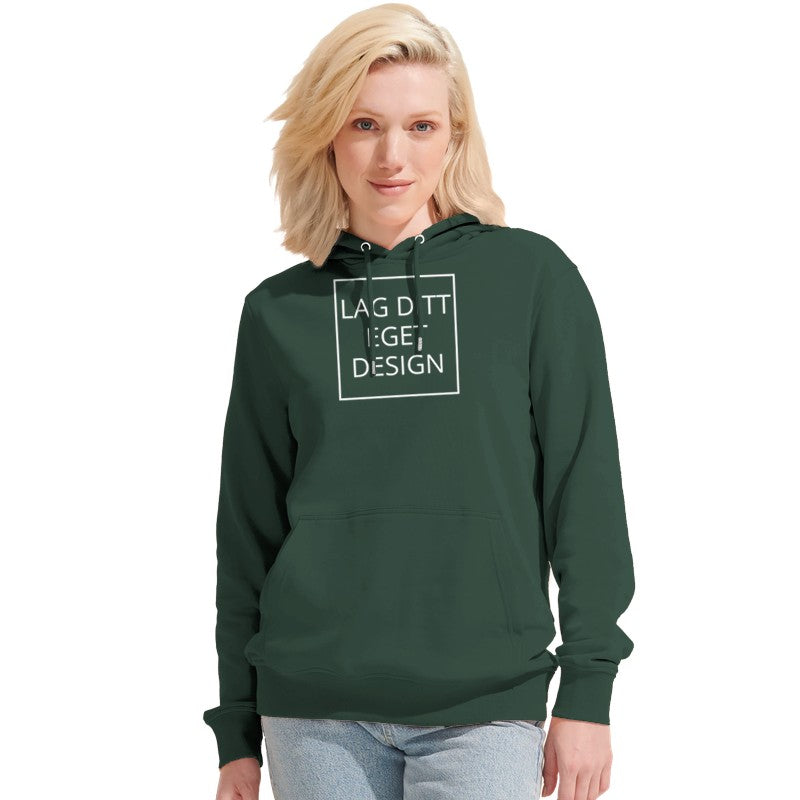 Design din egen økologiske hættetrøje med tryk | Personlig Unisex Hoodie