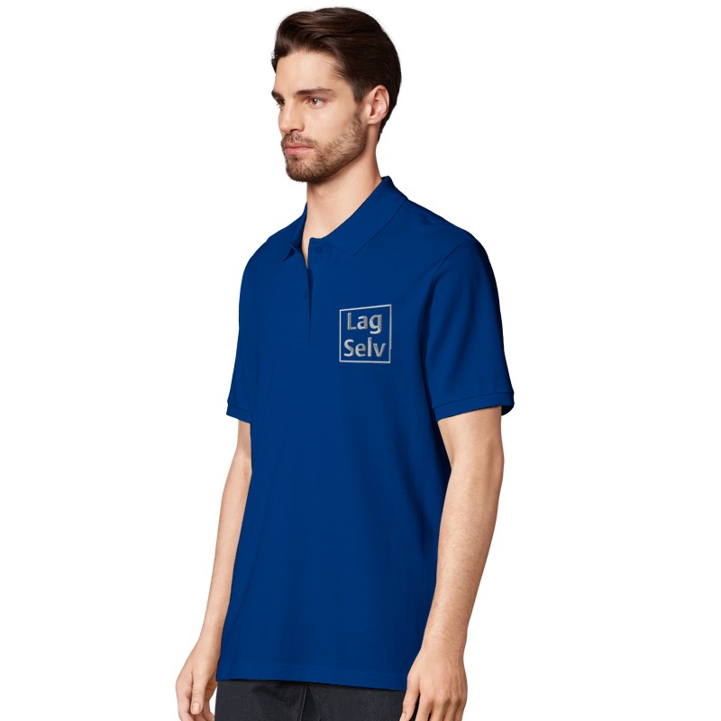 Design din egen økologiske poloskjorte | Unisex med personlig broderi