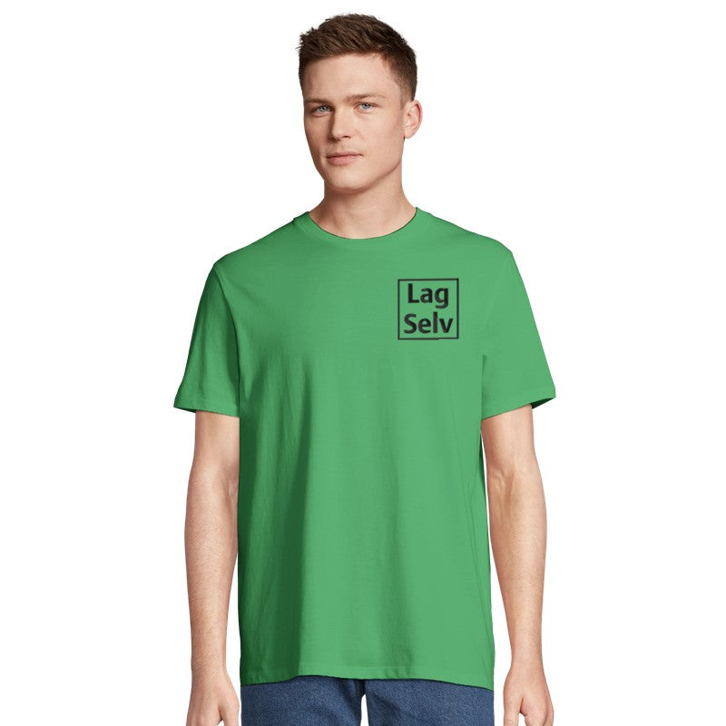 Design din egen økologiske unisex T-shirt med personligt broderi
