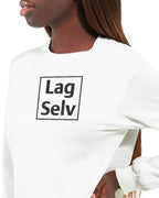 Personlig Unisex Langærmet T-shirt med Broderi – Design Din Egen