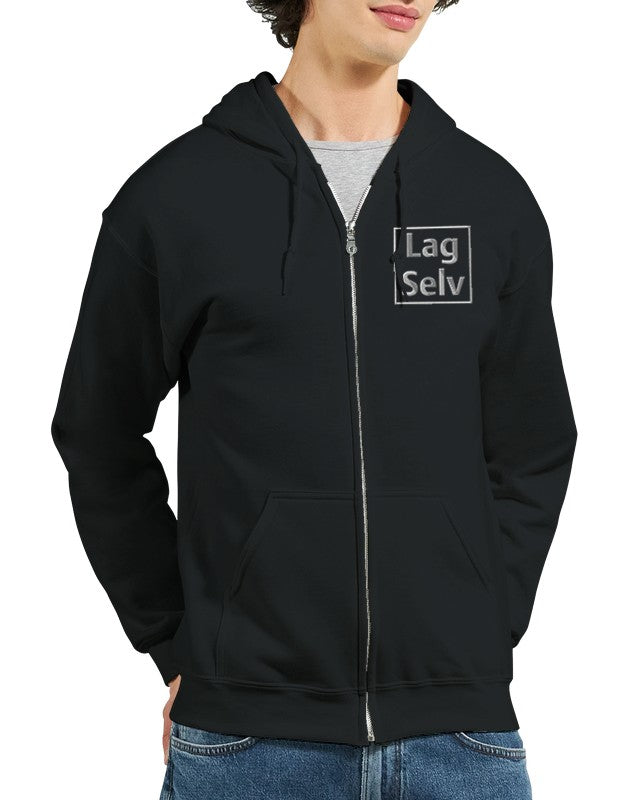Design din egen hettejakke med broderi - Klassisk unisex zip hoodie