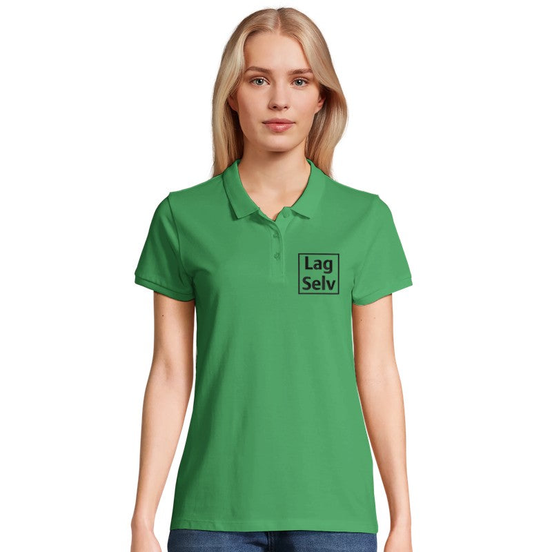 Design din egen økologiske polo skjorte for kvinner | Personlig broderi