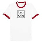 Unisex Ringer T-shirt med Broderi - Design Din Egen