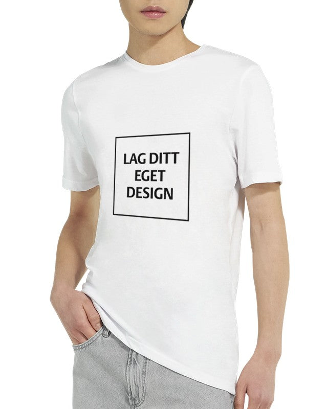 Design din egen Polycotton Unisex T-skjorte med trykk – Personlig stil og komfort