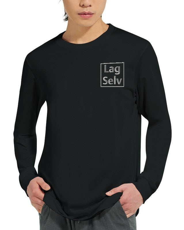 Premium Langærmet T-shirt: Design med Personligt Broderi