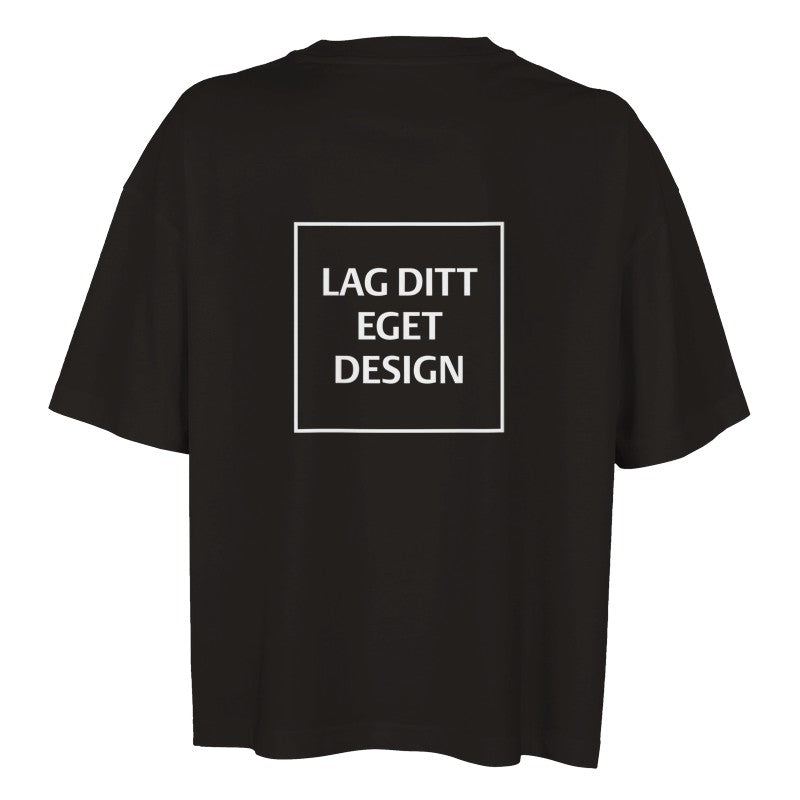 Økologisk oversized T-shirt til kvinder | Design din egen T-shirt med tryk