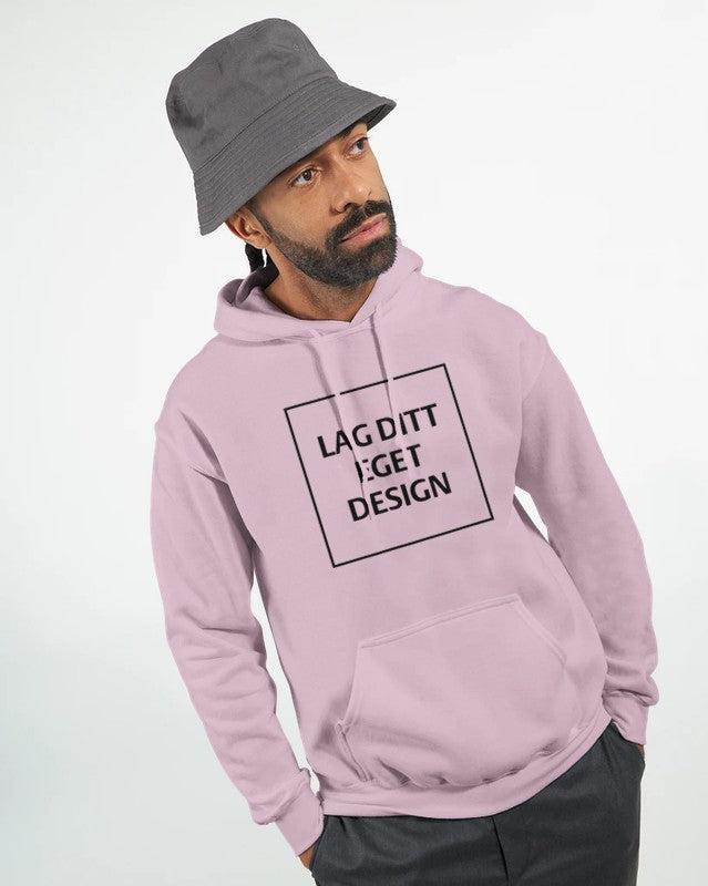 Design Din Egen Personlige Hettegenser med Eget Trykk | Unisex Pullover Hoodie
