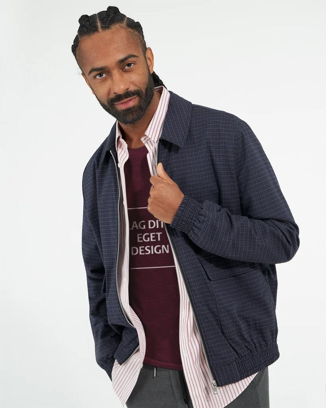 Premium Unisex Crewneck T-skjorte | Design din egen med eget trykk
