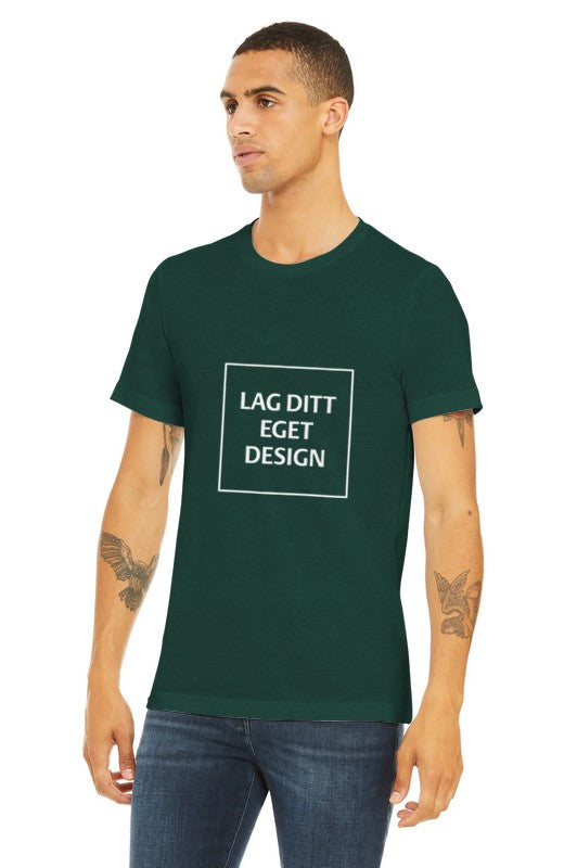 Design Din Egen Triblend T-skjorte | Myk Unisex T-skjorte med Eget Trykk
