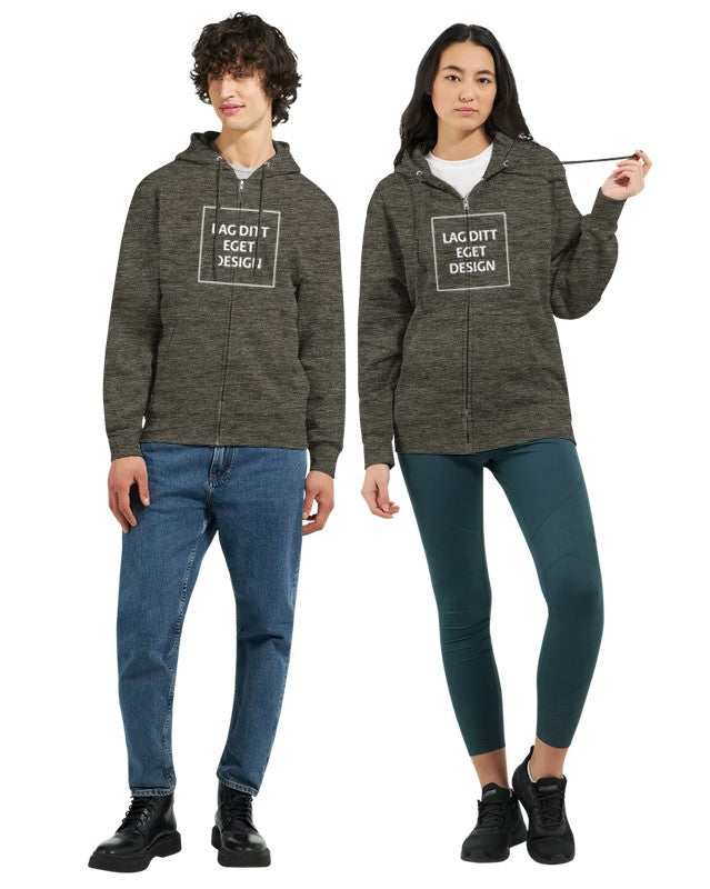 Hættetrøje med eget tryk | Design din personlige zip hoodie | Custom Hoodie Danmark