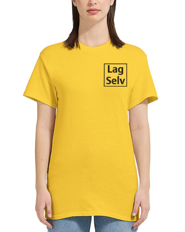 Heavyweight Dame Crewneck T-shirt til Eget Broderi - Design Din Egen