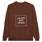 Personlig College Sweater med Eget Tryk | Design Din Logo Sweater