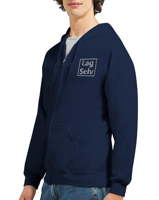 Design din egen hettejakke med broderi - Klassisk unisex zip hoodie