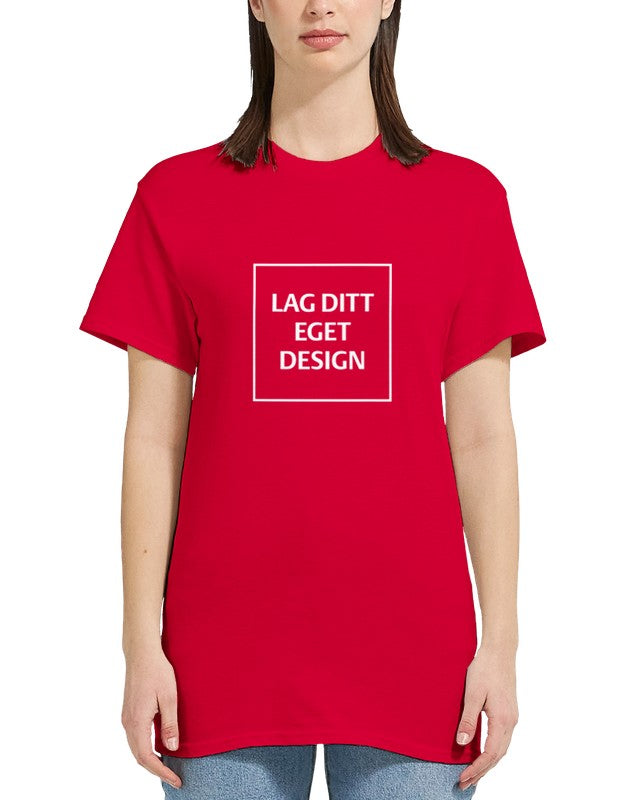 Design din egen heavyweight T-shirt til kvinder med print